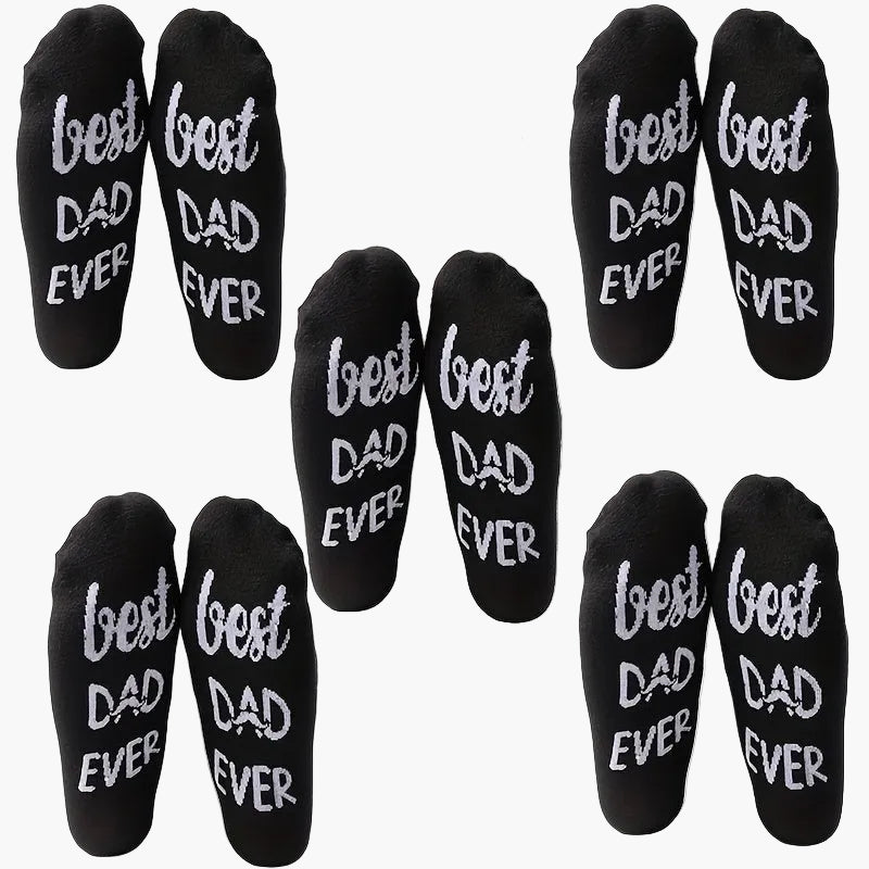 Herren Vatertag Socken – Lustige "Best Dad Ever" Statement-Socken Geschenkidee