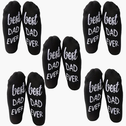 Herren Vatertag Socken – Lustige "Best Dad Ever" Statement-Socken Geschenkidee