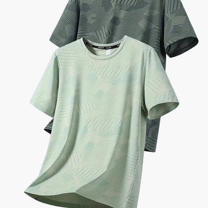 Herren Freizeit T-Shirt Set – Atmungsaktive Kurzarmshirts für Alltag und Sport