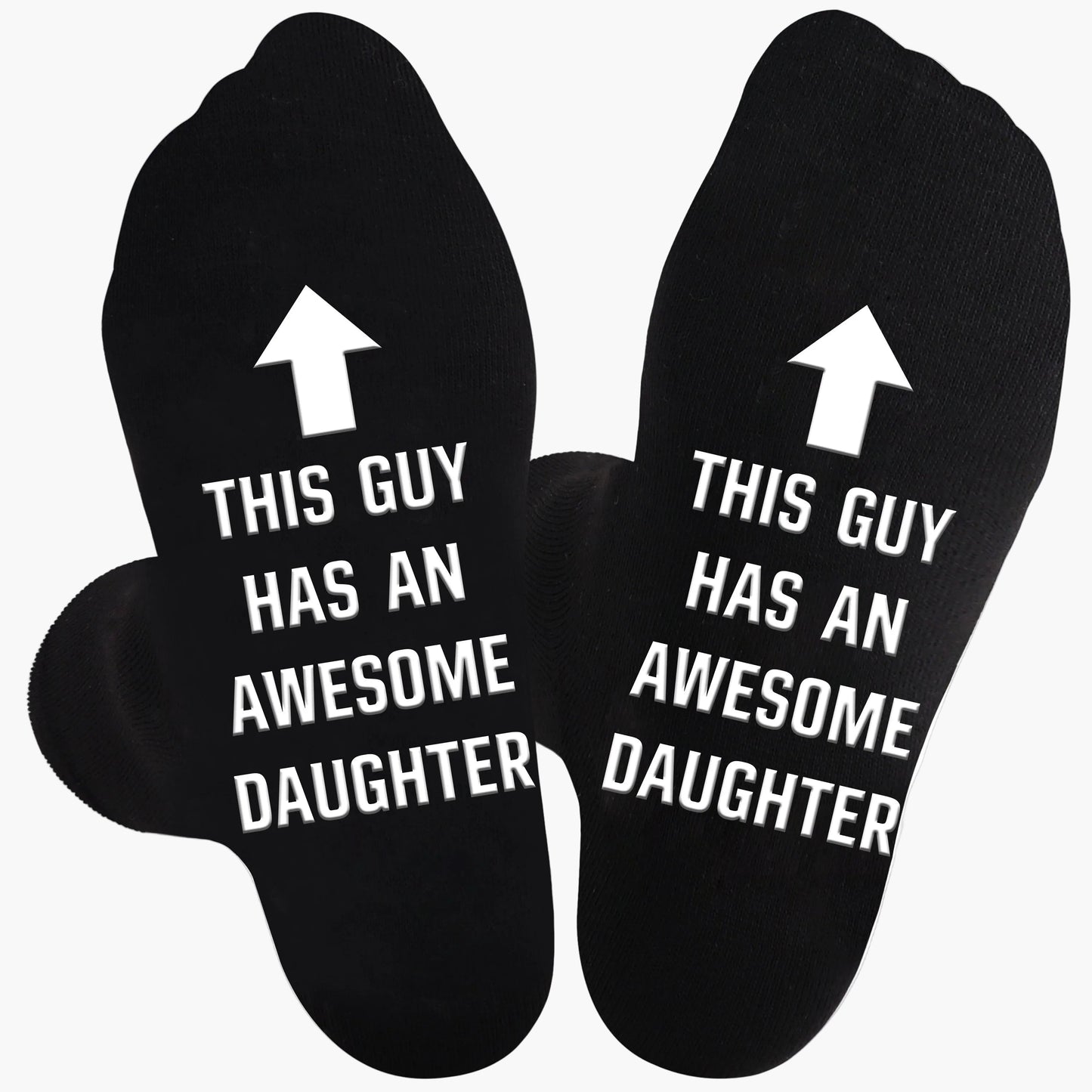 Herren Vatertags-Socken – Lustige Crew-Socken mit Best Dad Ever Spruch – Geschenkidee für Väter