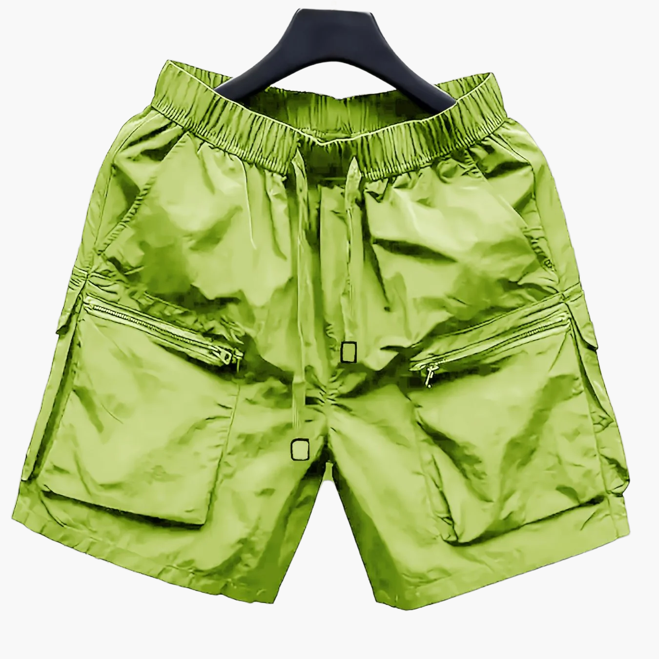 Herren Cargo Shorts mit großen Taschen und Zipper, lässiger Streetwear-Look