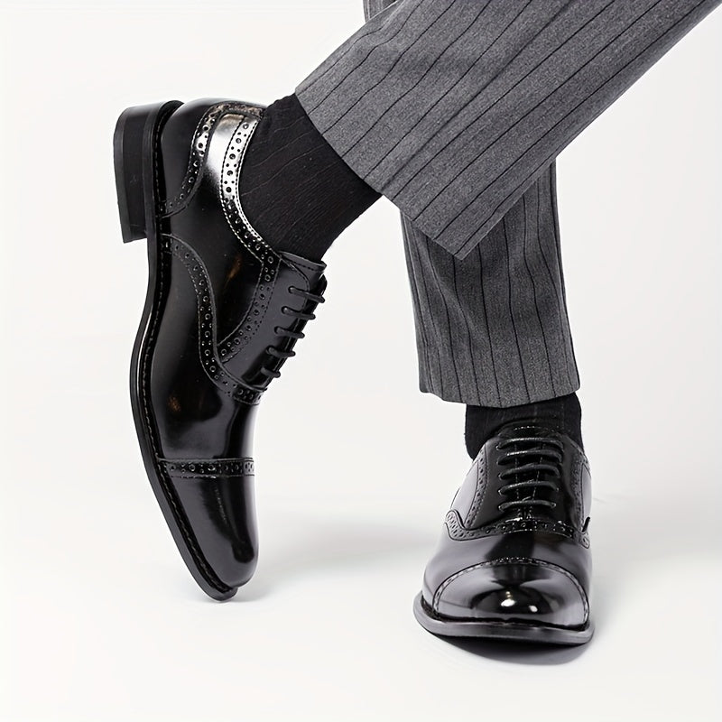 Herren Business Oxford-Schuhe – Klassische Eleganz für Büro & Anlass