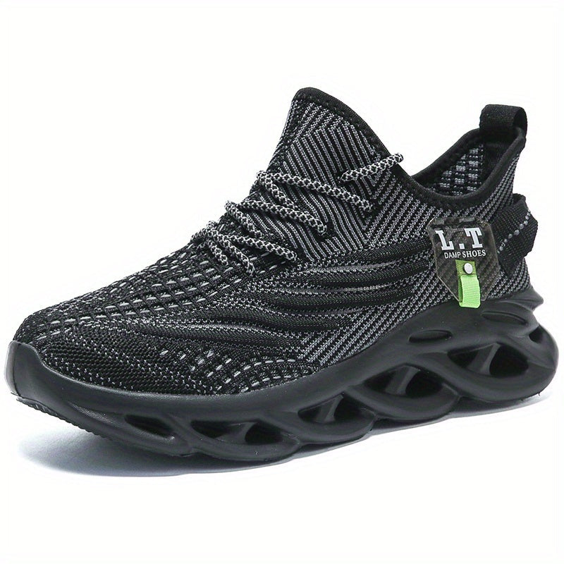 Herren Sneaker Sportliche Laufschuhe mit Atmungsaktivem Design und Modischer Sohle