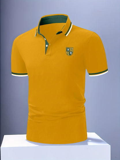 Herren Poloshirt mit Stickerei – Klassischer Casual Style für Alltag und Freizeit