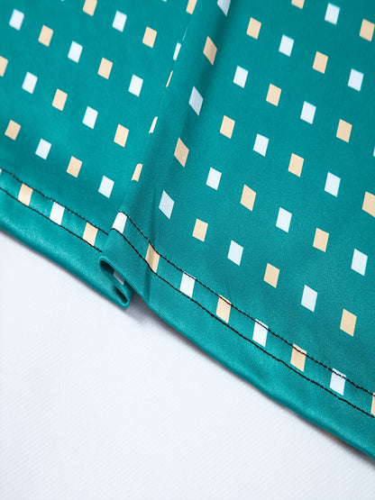 Herren Polohemd mit modernem geometrischem Muster – Stilvolles Freizeitshirt für Alltag und besondere Anlässe