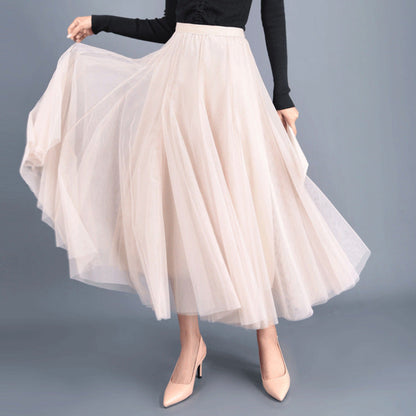 Eleganter Damen-Maxirock mit A-Linie für festliche Anlässe