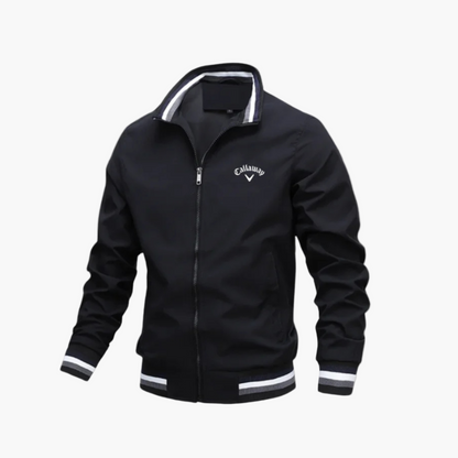 Sportliche Herren Übergangsjacke im Bomber-Stil