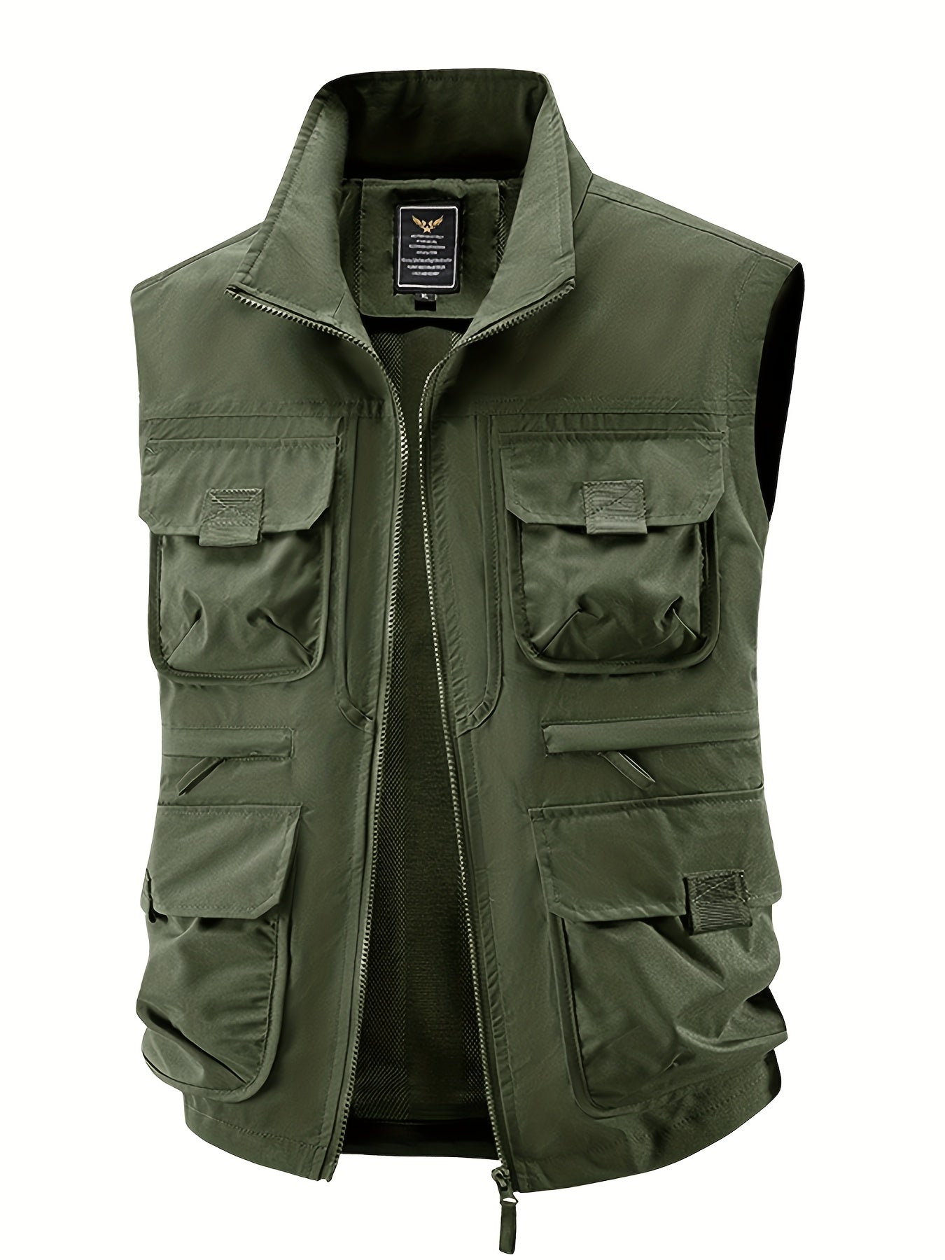 Herren Outdoor Weste mit Mehreren Taschen – Funktionelle Freizeit- und Angelweste