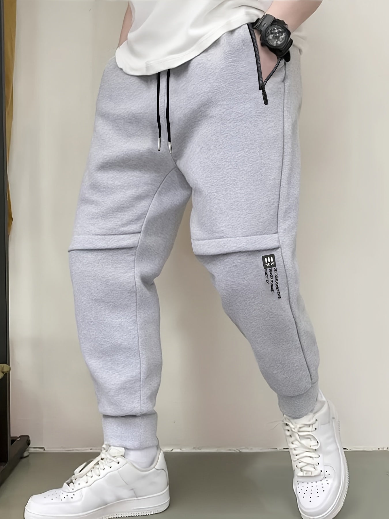 Herren Jogginghose Sportlicher Schnitt – Moderne Streetwear Trainingshose