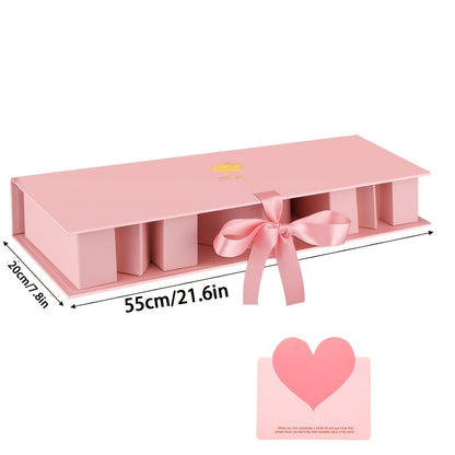 Muttertag Geschenkbox mit Rosen und Schmetterlingen – Elegante Dekoration und Präsentationsbox für Damen