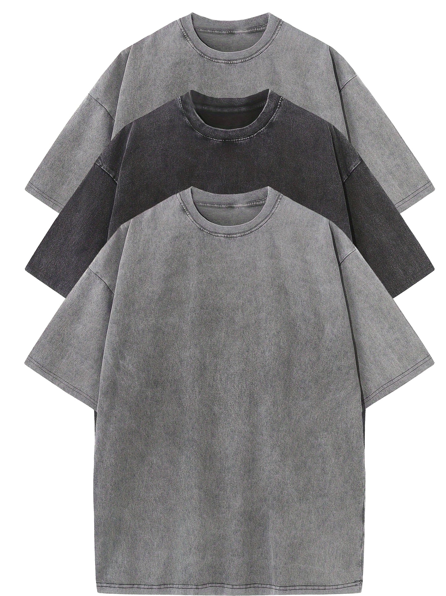Herren Oversize T-Shirt Vintage Look – Lässiges Basic für Alltag und Freizeit