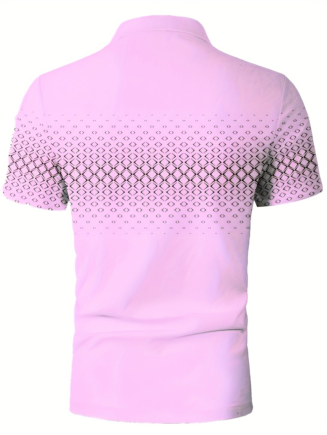 Herren Poloshirt mit modernem Muster – Stilvolles Freizeitshirt für Alltag und Ausgehen