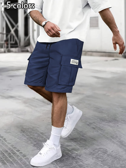Herren Cargo Shorts Freizeit Streetwear mit Tasche – Lässige Sommer Bermuda für Alltag und Sport
