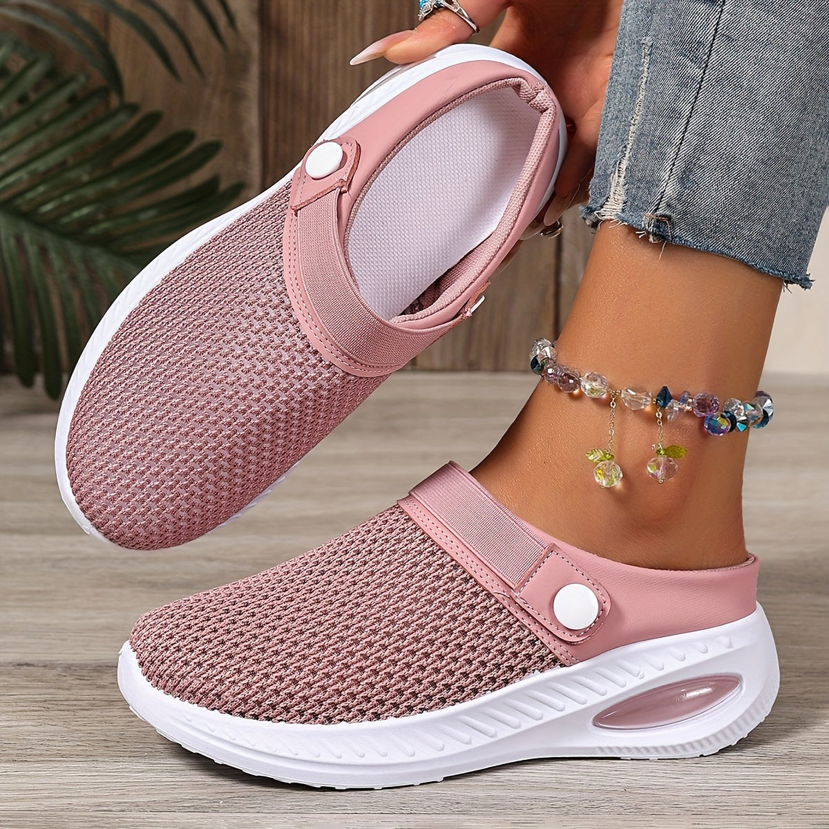 Damen Slip-On Mesh Clogs – Sportliche Freizeitschuhe mit Komfort für Alltag und Freizeit