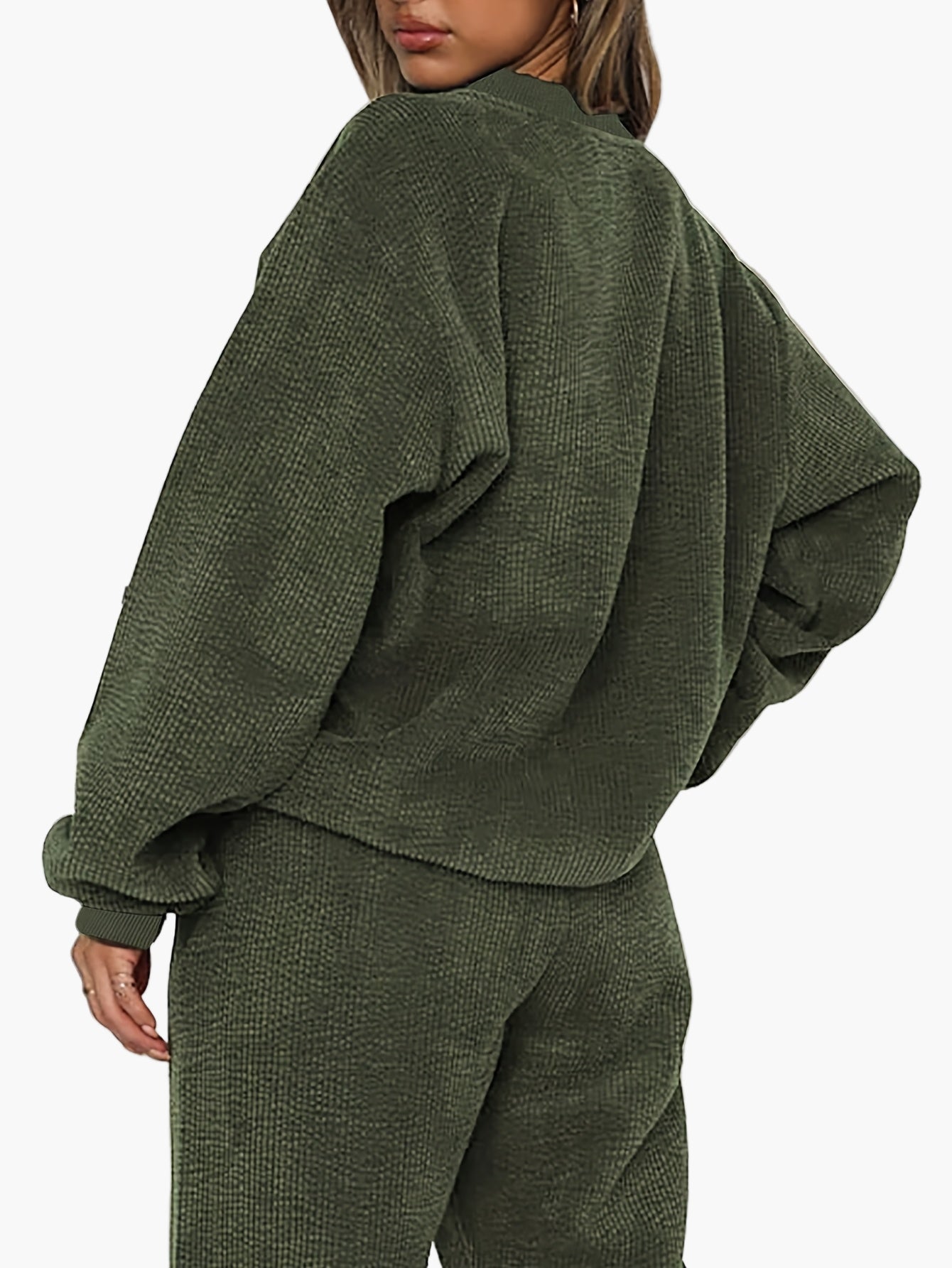 Damen Freizeit Zweiteiler Set – Lockeres Lounge Outfit für Alltag und Sport