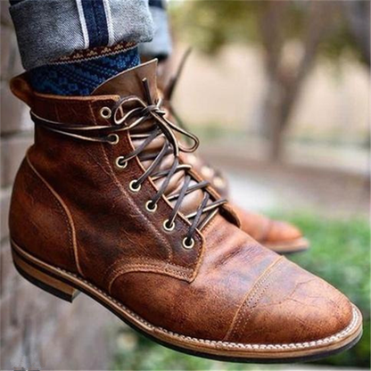 Herren Klassische Stiefeletten – Zeitlose Lederboots für Alltag und Business