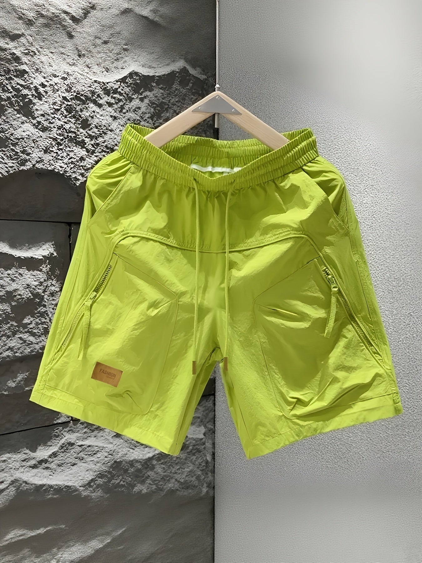 Herren Utility Fitness Shorts mit Reißverschlusstaschen – Sportliche Activewear