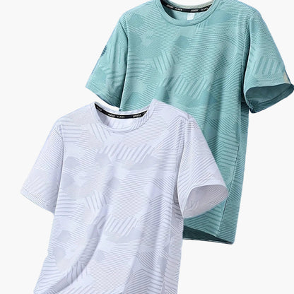 Herren Freizeit T-Shirt Set – Atmungsaktive Kurzarmshirts für Alltag und Sport