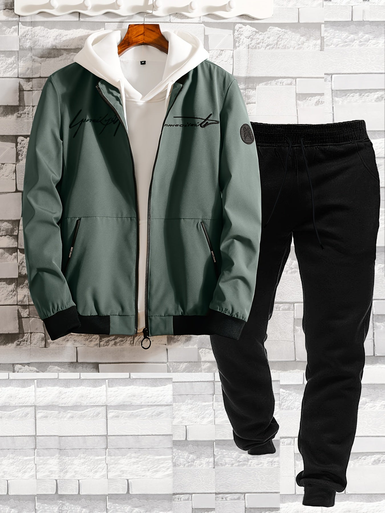 Herren Freizeit-Trainingsanzug im modernen Streetstyle – Jacke & Hose Set, ideal für Alltag und Freizeit