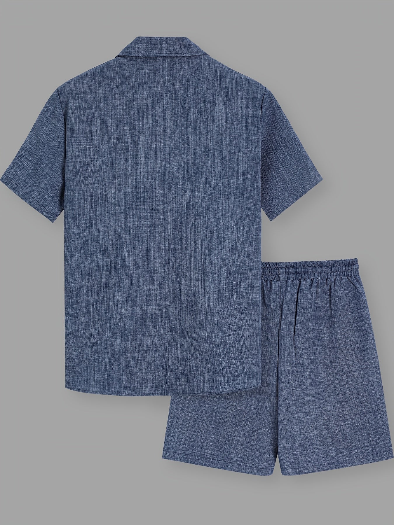 Herren Sommer Freizeit Set – Kurzarm Hemd & Shorts, Modernes 2-teiliges Outfit für Alltag und Urlaub
