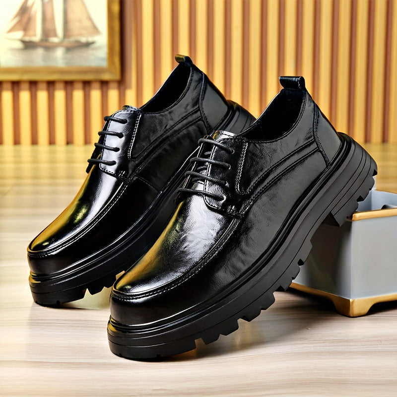 Herren Elegante Business-Schnürschuhe – Klassischer Vintage-Stil für Alltag & Büro