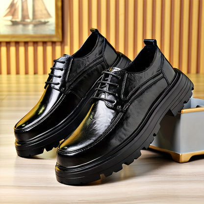 Herren Elegante Business-Schnürschuhe – Klassischer Vintage-Stil für Alltag & Büro