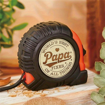 Vatergeschenk Maßband – Vintage Stil, Papa "Bester Alleskönner" – Vatertag Werkzeug für Männer