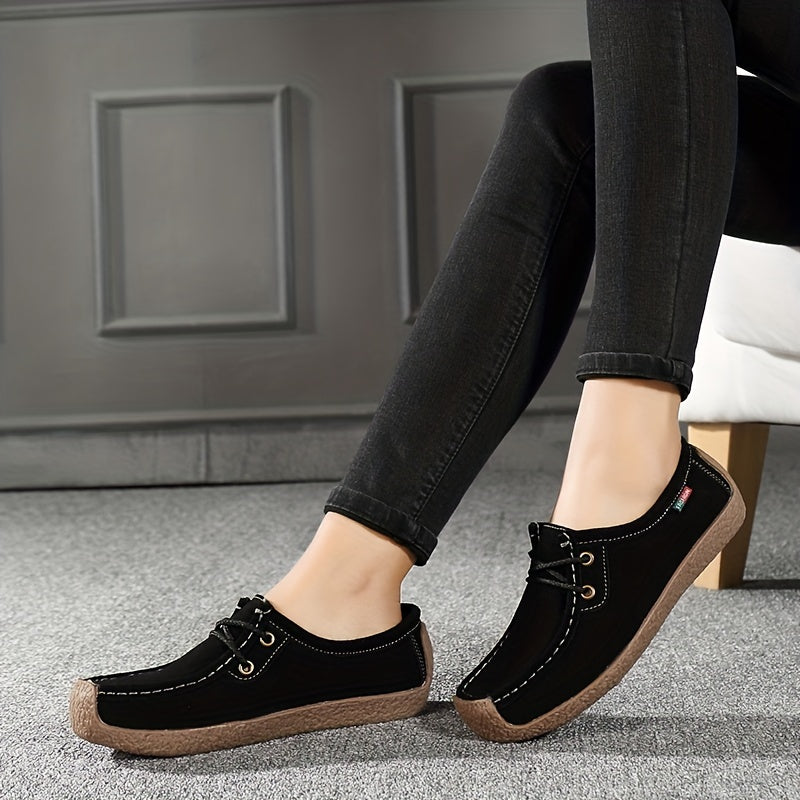 Damen Freizeitschuhe – Bequeme Mokassin-Slipper im Casual-Stil für Alltag und Büro