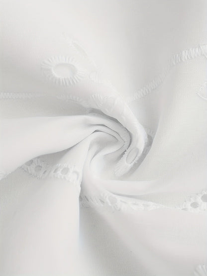 Damen Sommerkleid mit V-Ausschnitt und Spitzen-Details, Boho Stil, ideal für Strand und Freizeit
