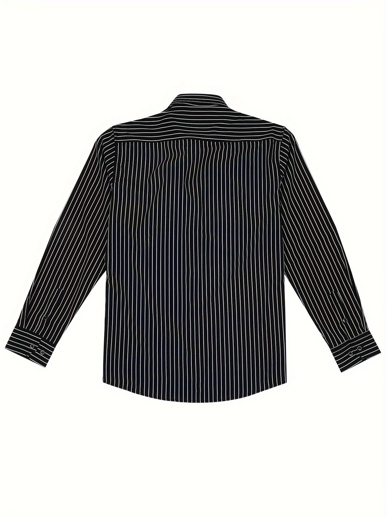 Herren Business-Freizeithemd mit modischen Streifen – Slim Fit, ideal für Büro und Alltag