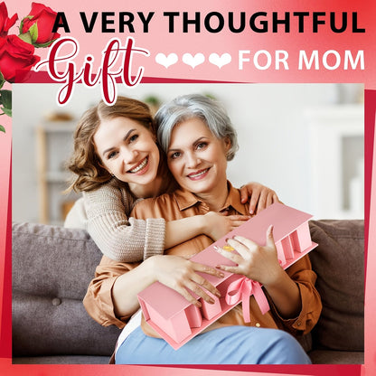 Muttertag Geschenkbox mit Rosen und Schmetterlingen – Elegante Dekoration und Präsentationsbox für Damen