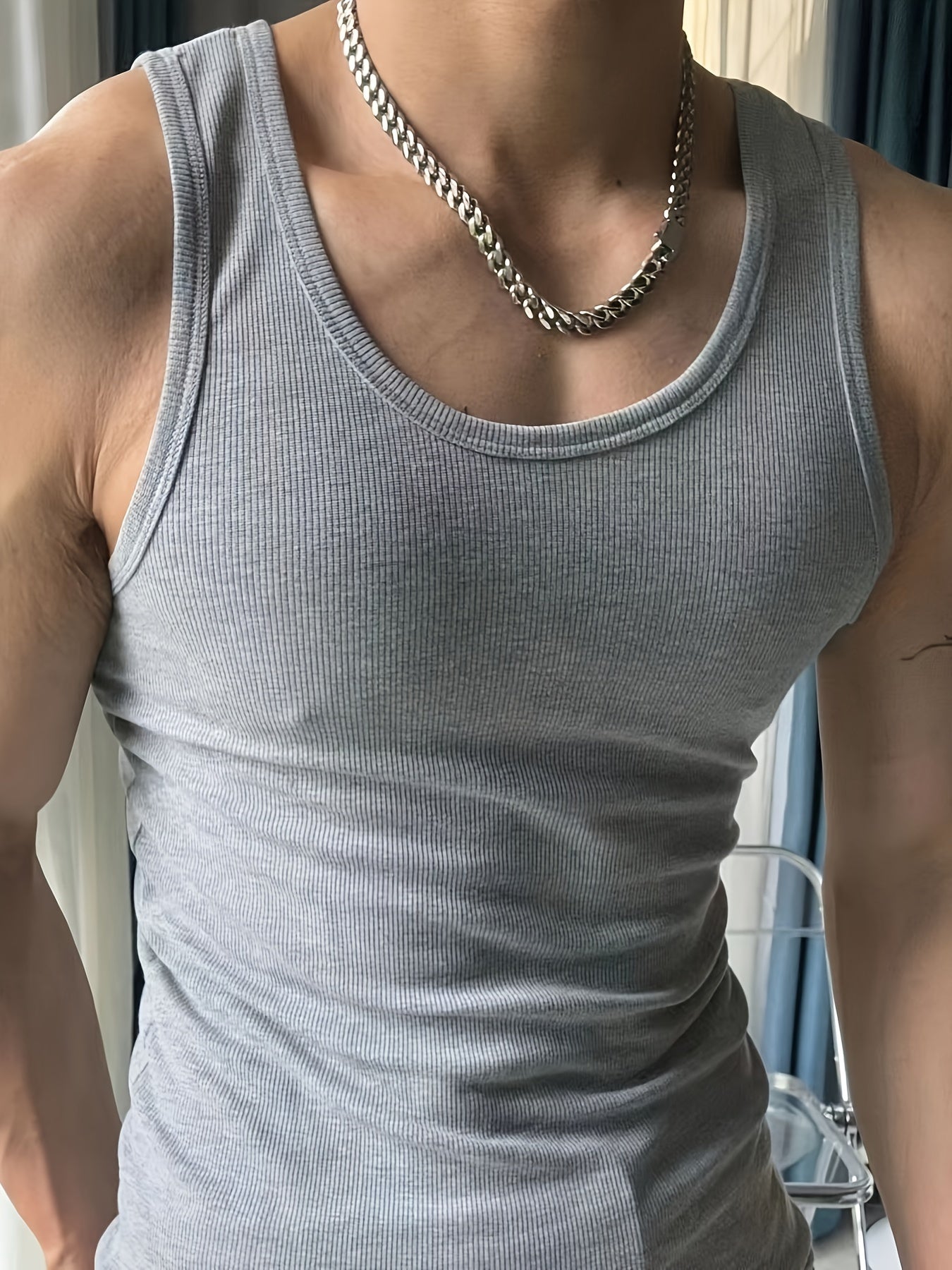 Herren Sport Tanktop – Enganliegendes, Stilvolles Muskelshirt für Fitness & Freizeit