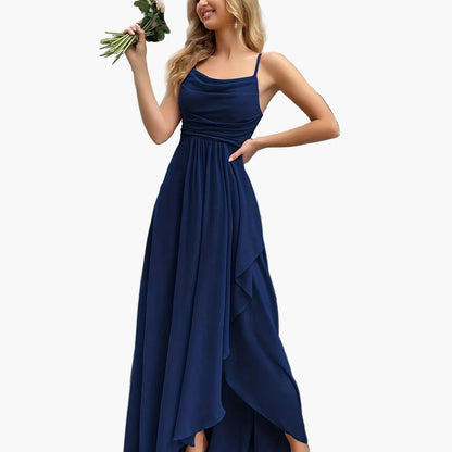 Elegantes Damen-Abendkleid Maxilänge – Stilvolles Fit & Flare Design für festliche Anlässe