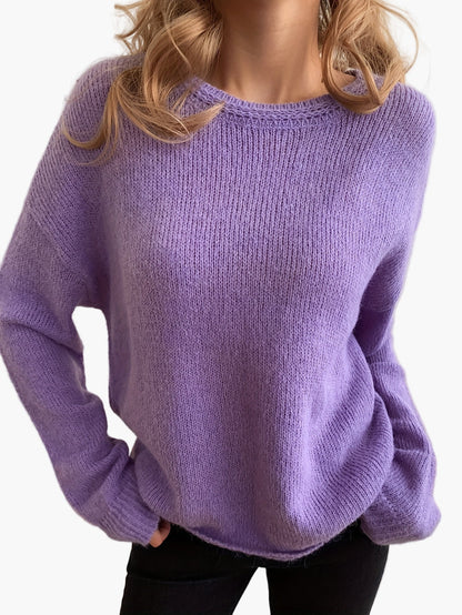 Damen Strickpullover Eleganter Freizeit-Look für Alltag und Büro