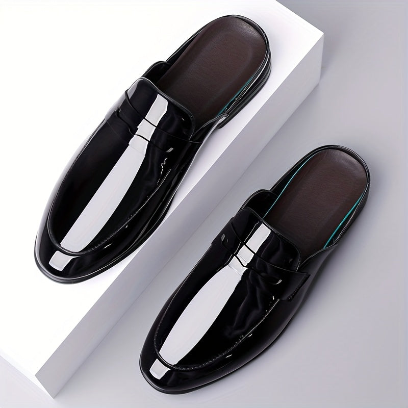 Herren Elegante Backless Loafer – Business & Freizeit Slip-On Schuhe