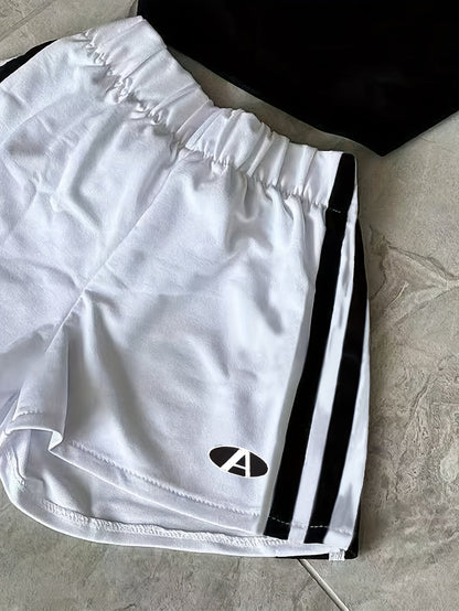 Damen Sport-Set Zweiteiler Crop Top und Shorts – Athleisure Outfit für Fitness, Training und Freizeit
