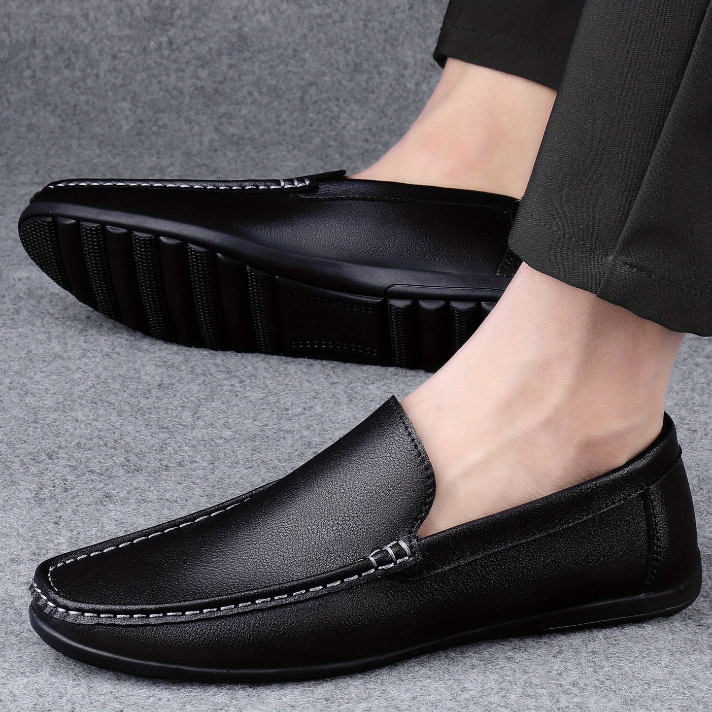 Herren Slip-On Loafer – Minimalistischer Stil für Freizeit und Business