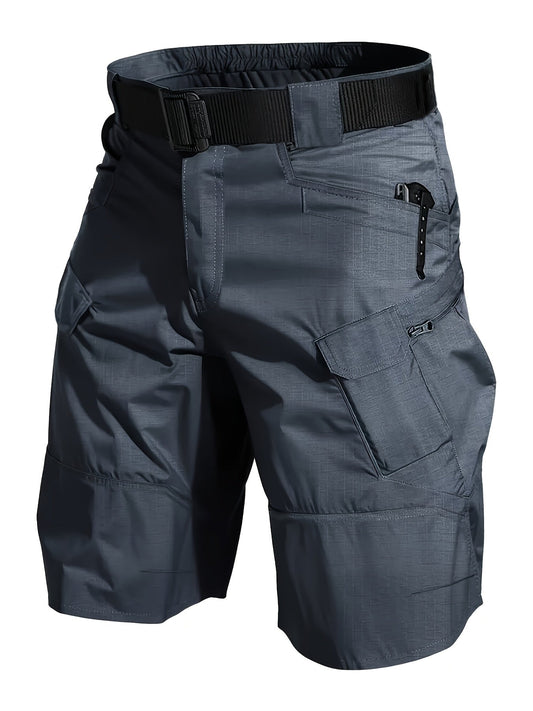 Herren Outdoor Cargo Shorts mit Gürtel – Funktionale Wandershorts für Abenteuer und Alltag
