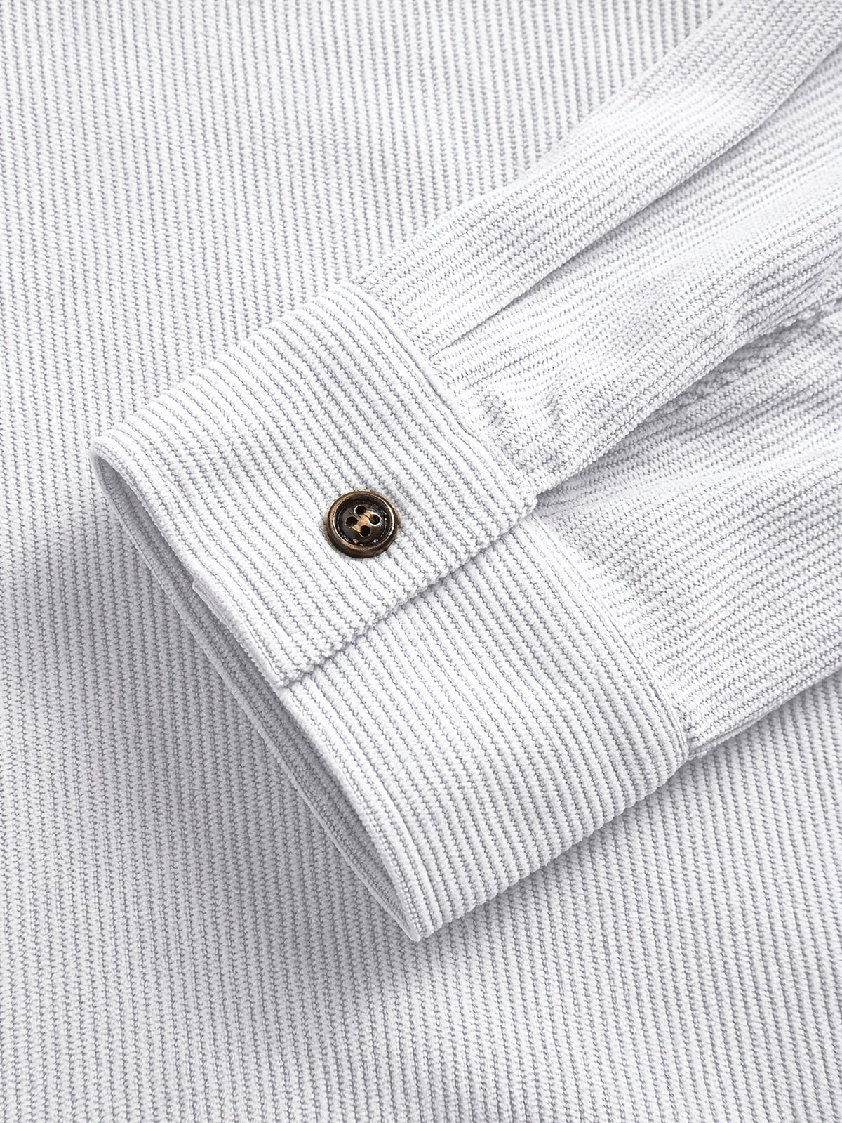 Herren Cordhemd Overshirt mit zwei Brusttaschen Langarm Freizeithemd