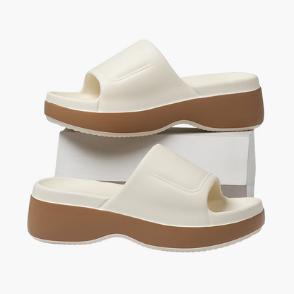 Damen Plateau-Slipper – Bequeme Sommerschuhe für Freizeit & Alltag