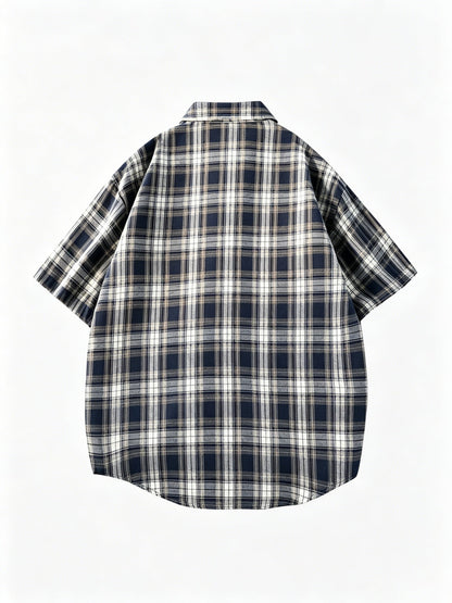 Herren Kurzarm Freizeithemd Kariert – Lässiger Style für Alltag und Freizeit