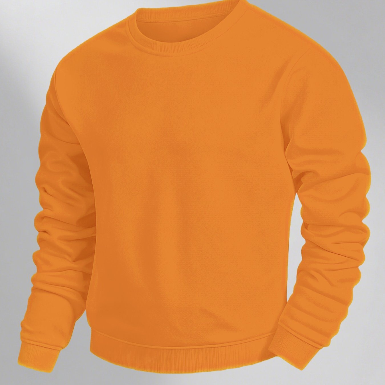 Herren Basic Rundhals Sweatshirt – Klassischer Look für Alltag & Freizeit