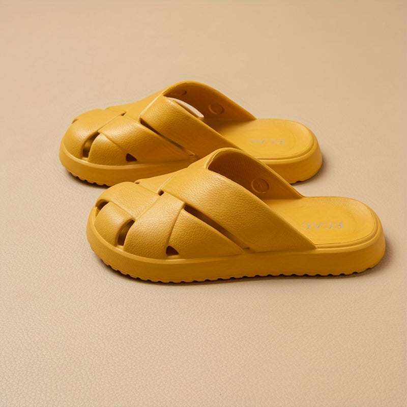 Damen Chunky Plateau-Slides – Modische Freizeit-Sandalen für entspannten Komfort