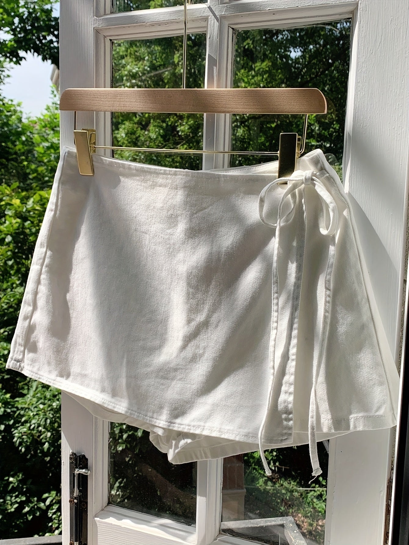 Damen Wickel Skort – Eleganter Minirock mit Shorts, Stilvoll für Strand und Freizeit