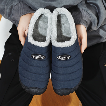 Winter Hausschuh gefüttert Unisex warm Hauspantoffel mit rutschfester Sohle