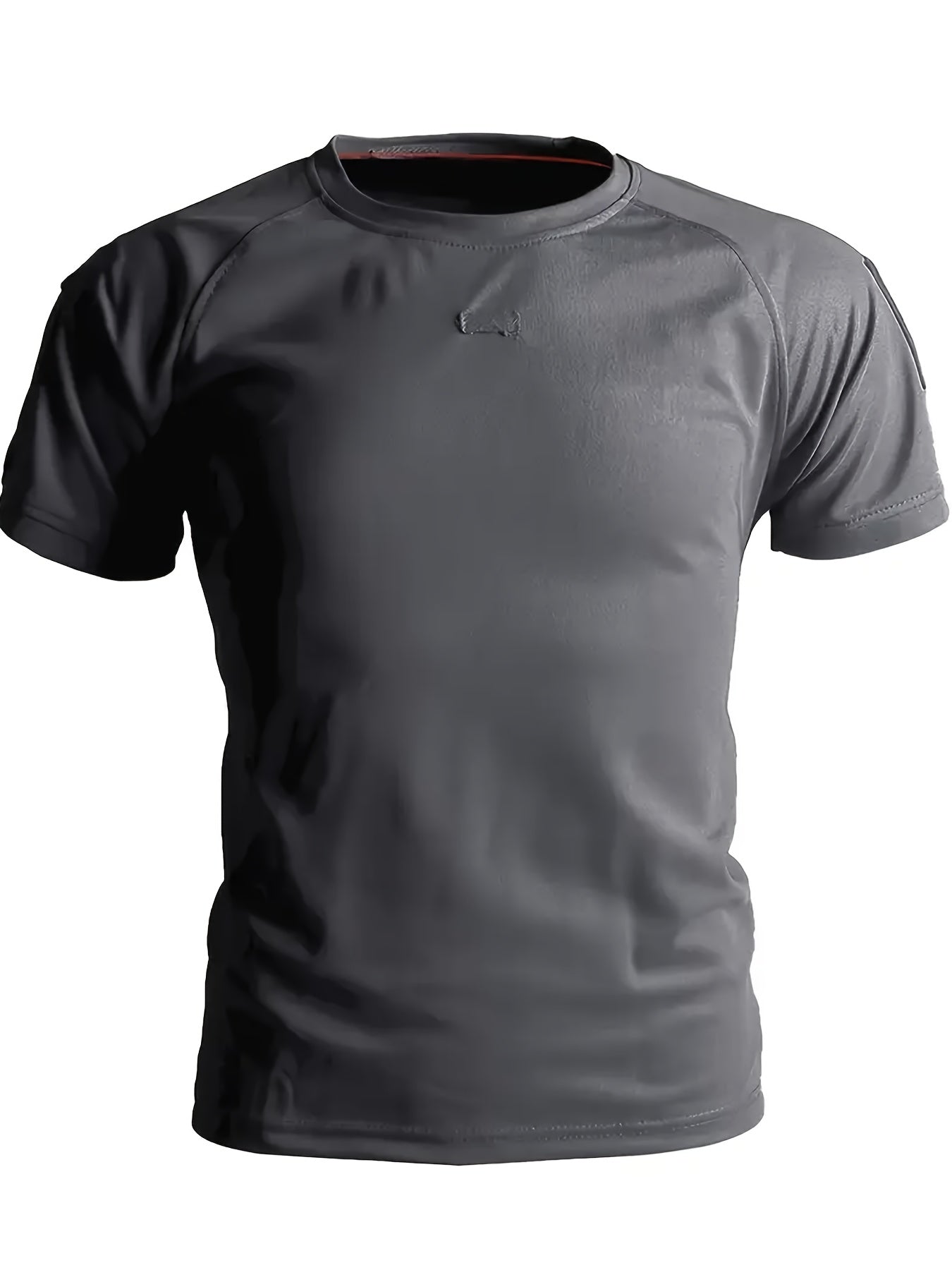 Herren Taktisches Kurzarmshirt mit Schultertaschen und Patchflächen – Funktionales Outdoor- und Einsatzshirt