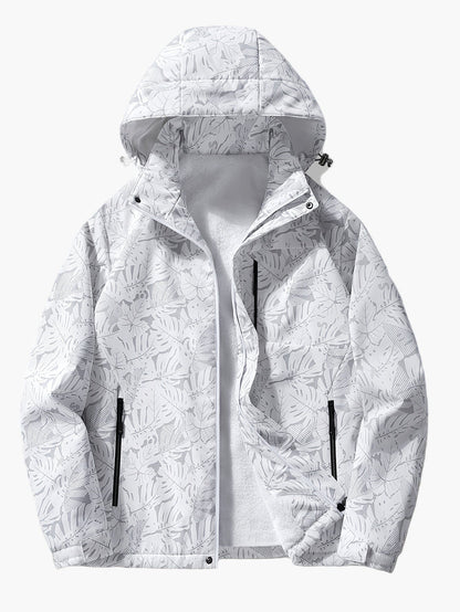 Herren Outdoor Funktionsjacke mit Kapuze – Sportliche Wanderjacke für jedes Wetter