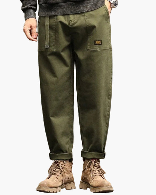 Herren Cargo-Hose mit Vintage-Look und geradem Bein – Lässige Utility-Hose für Alltag und Outdoor