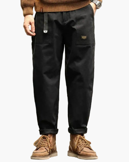 Herren Cargo-Hose mit Vintage-Look und geradem Bein – Lässige Utility-Hose für Alltag und Outdoor