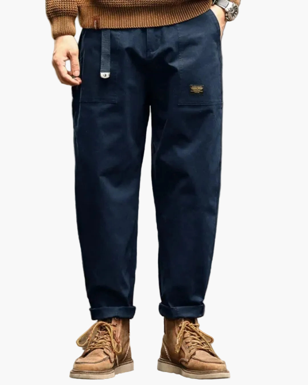 Herren Cargo-Hose mit Vintage-Look und geradem Bein – Lässige Utility-Hose für Alltag und Outdoor